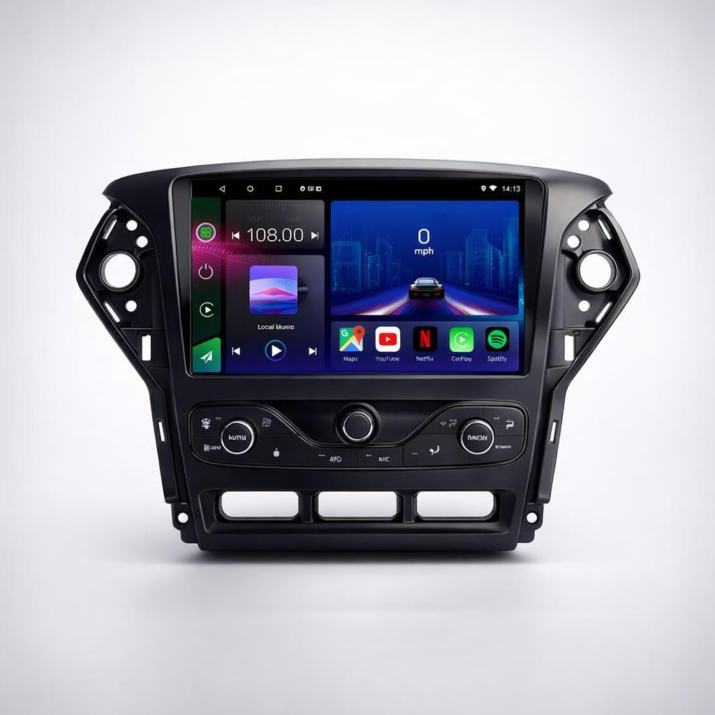 Ford Mondeo MK4 2007-2014 Android 14 Car Stereo Head Unit CarPlay Android Auto - Pluscenter