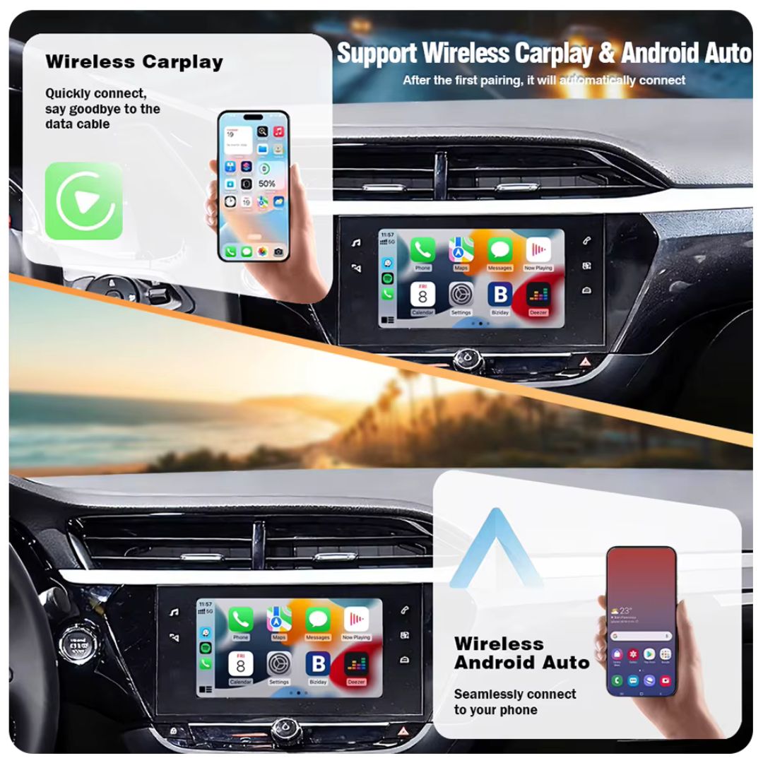 For Citroen Peugeot Vauxhall Toyota Wireless Apple CarPlay Retrofit Android Auto RCC & NAC