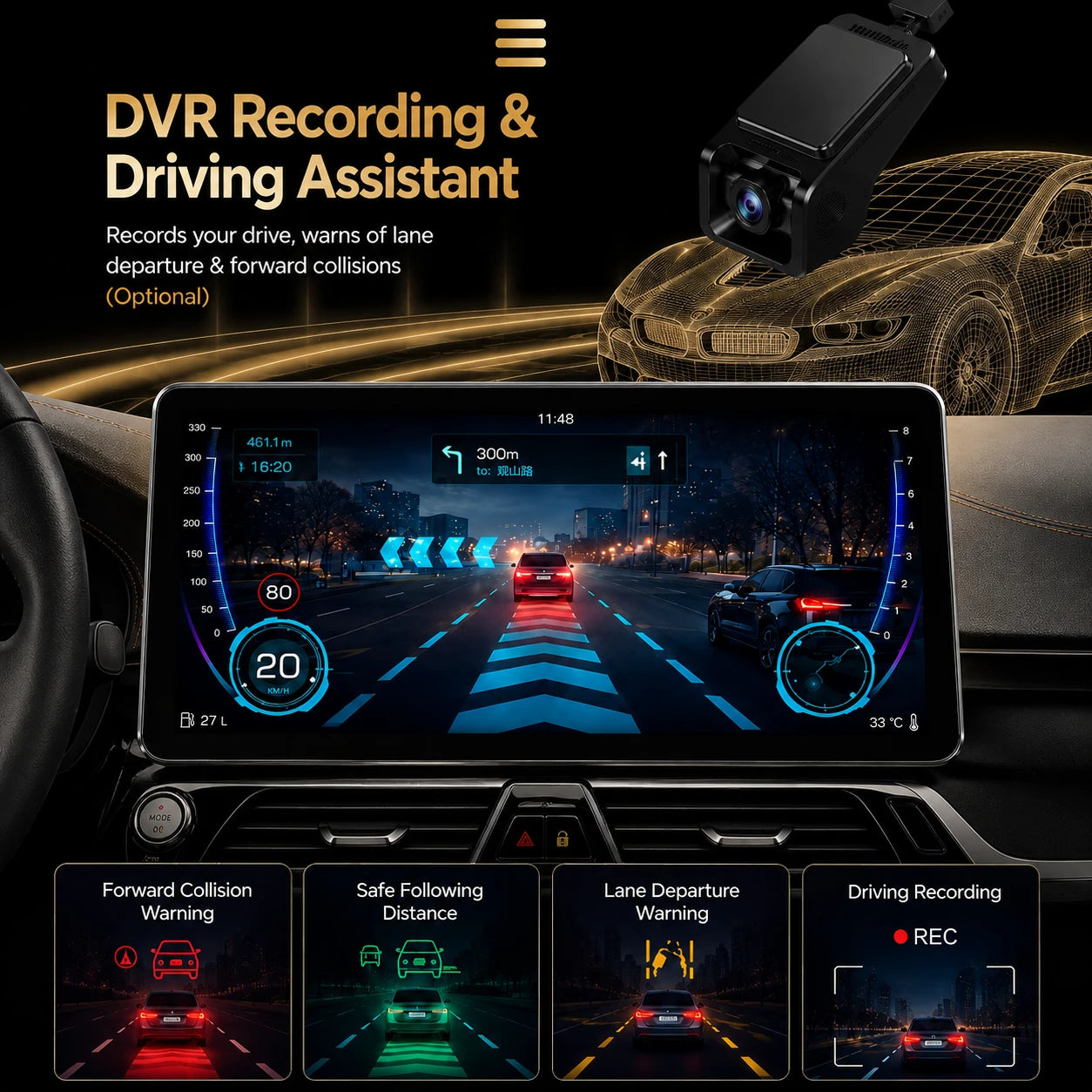 BMW 3er 4er | F30 F31 F32 F33 F34 F36 | Android 12 | Autoradio | Haupteinheit | Achtung