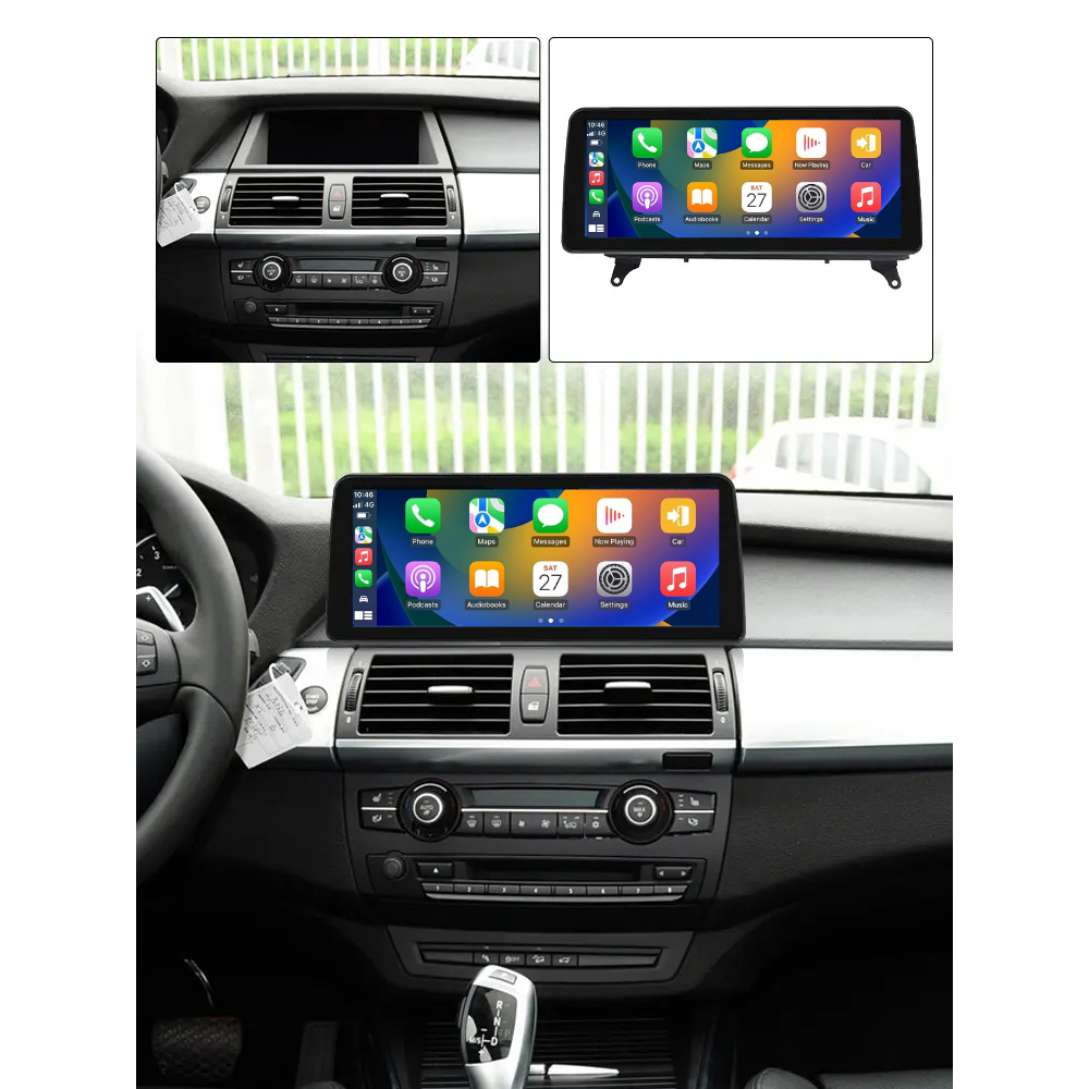 BMW X5 X6 | 2006-2014 | E70 E71 | Android 13 Car Stereo Wireless CarPlay & Android Auto | Head Unit CCC CIC - Pluscenter