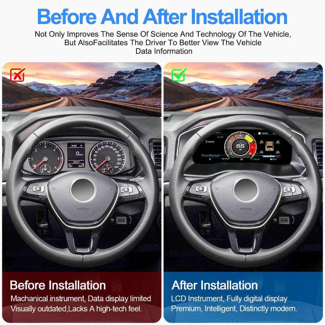 Für BMW | 3 4 Serie | 2012-2020 | F30 F31 F32 F34 F35 F36 F80 F82 | 12,3-Zoll-LCD-Digital-Cluster | Instrumenten-Cockpit-Tachometer | Armaturenbrett-Display 
