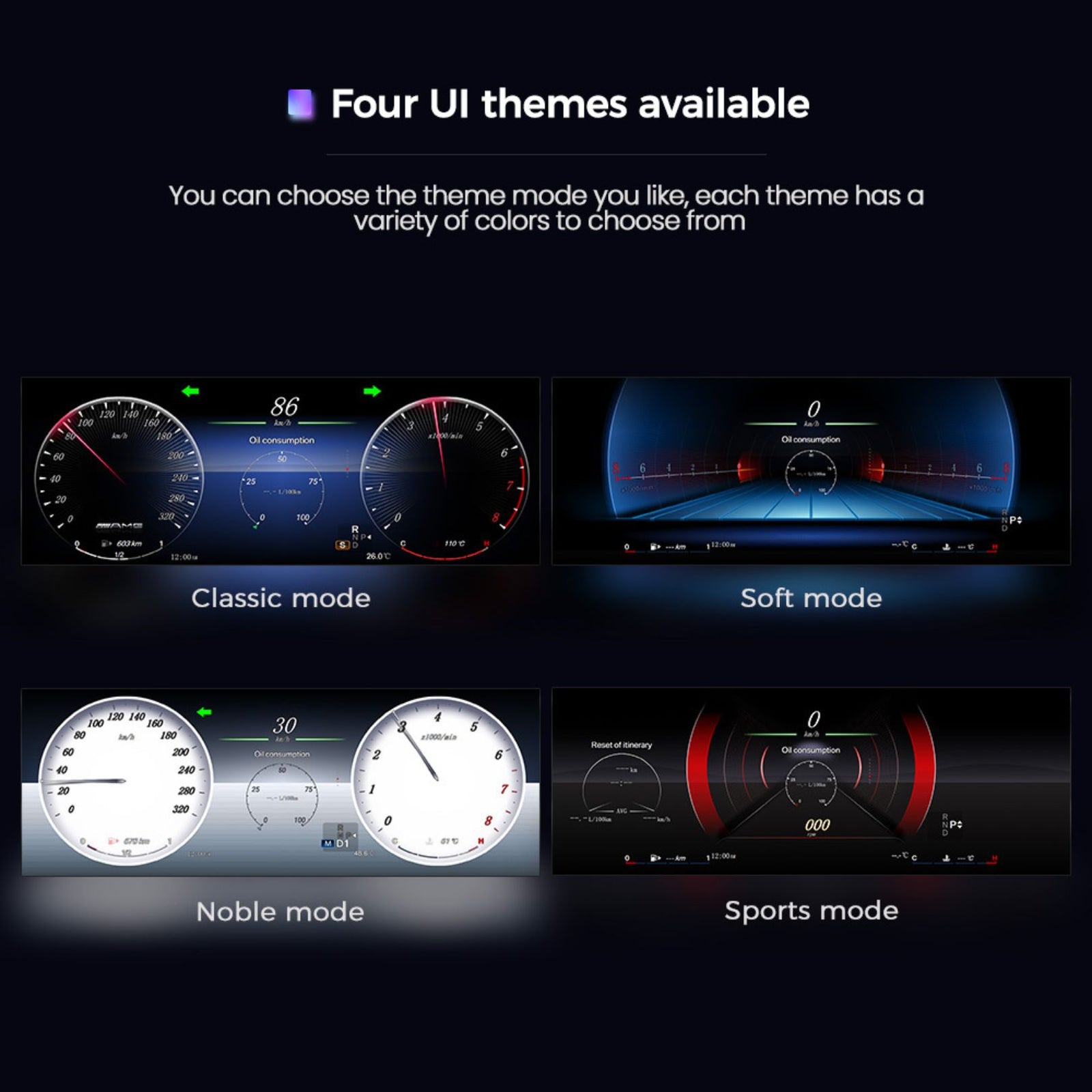 Mercedes-Benz A Class / CLA & GLA Digital Instrument Cluster – Linux System LCD Dashboard (2013–2019)