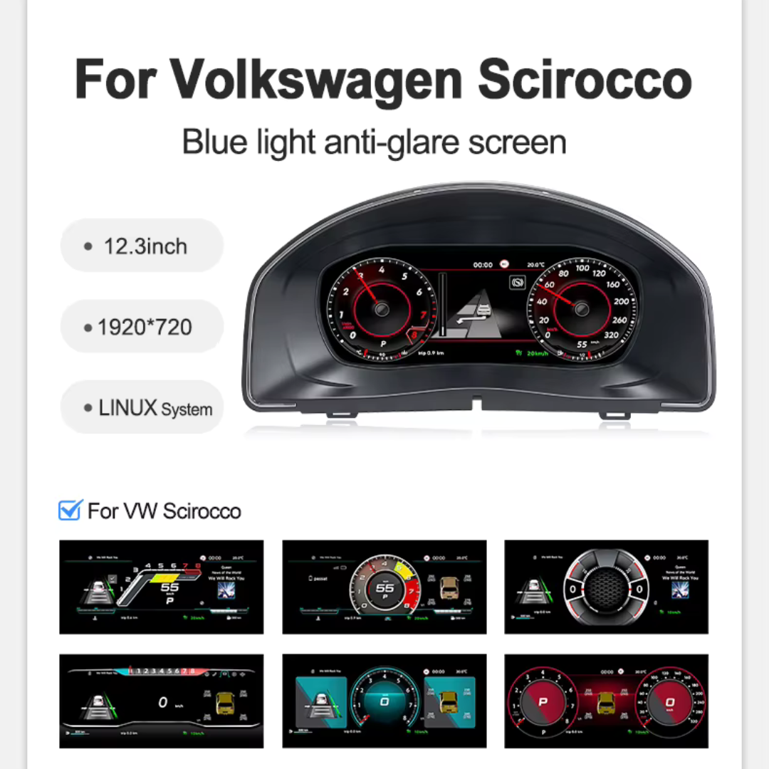 Für BMW | 3 4 Serie | 2012-2020 | F30 F31 F32 F34 F35 F36 F80 F82 | 12,3-Zoll-LCD-Digital-Cluster | Instrumenten-Cockpit-Tachometer | Armaturenbrett-Display 