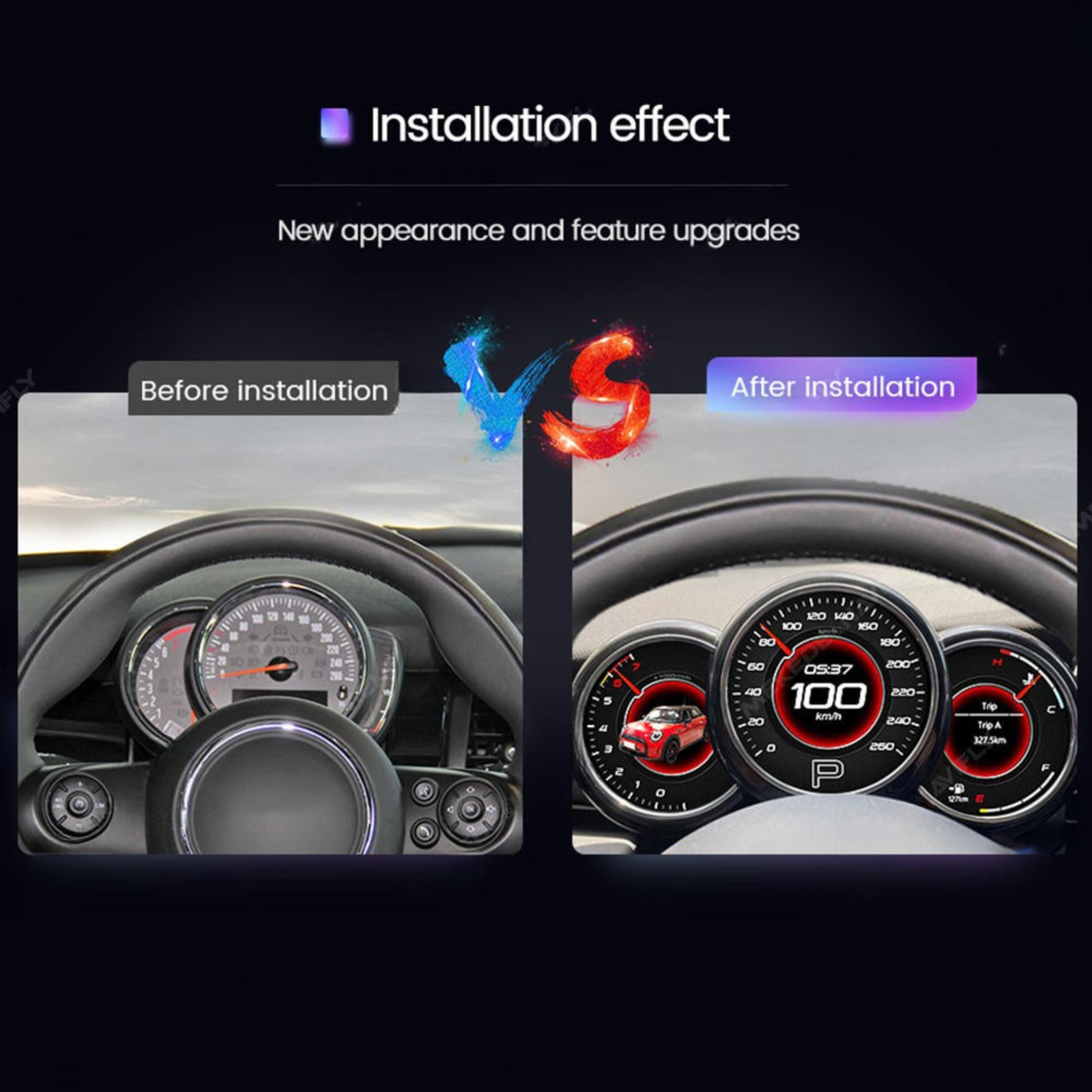 Für BMW | 3 4 Serie | 2012-2020 | F30 F31 F32 F34 F35 F36 F80 F82 | 12,3-Zoll-LCD-Digital-Cluster | Instrumenten-Cockpit-Tachometer | Armaturenbrett-Display 