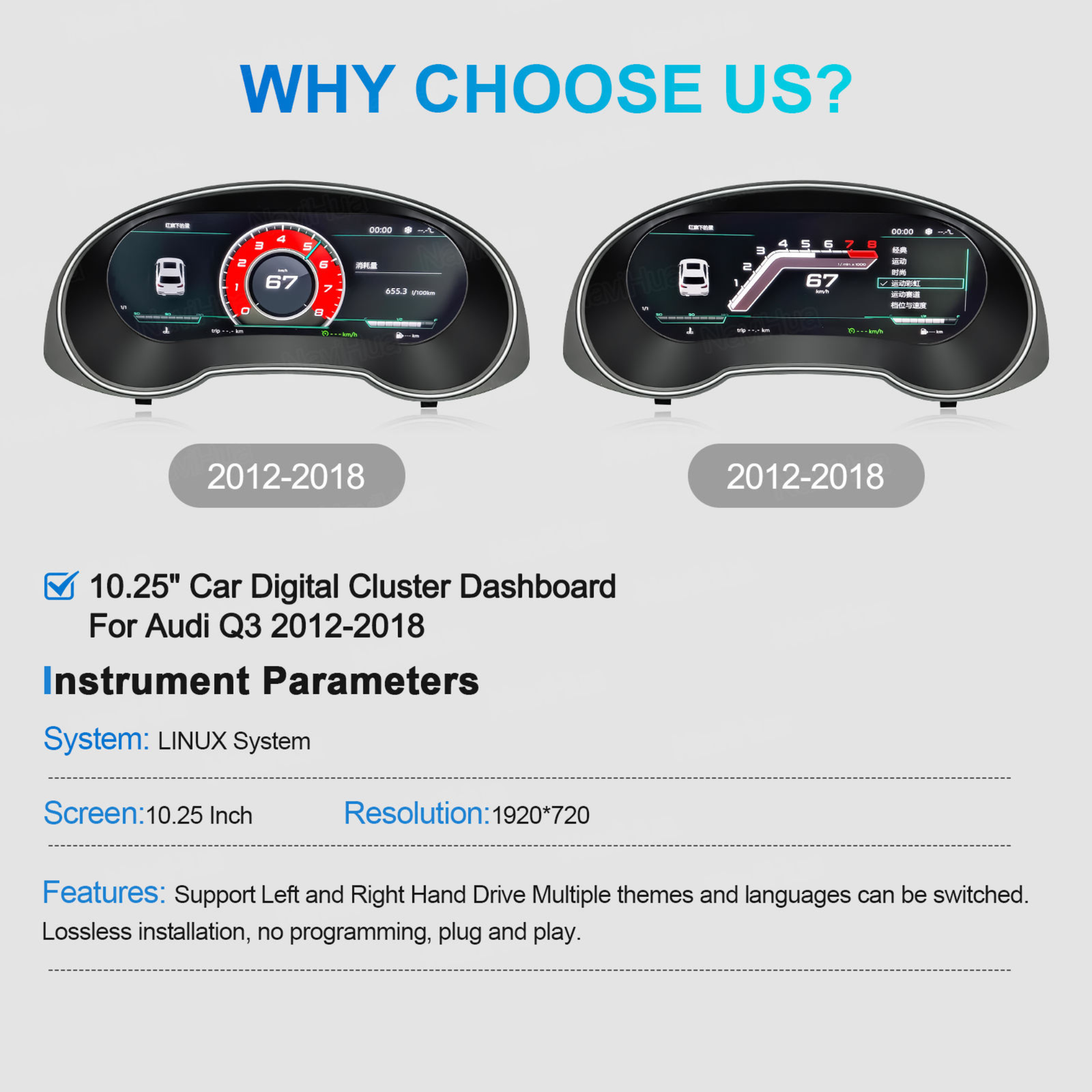 Für BMW | 3 4 Serie | 2012-2020 | F30 F31 F32 F34 F35 F36 F80 F82 | 12,3-Zoll-LCD-Digital-Cluster | Instrumenten-Cockpit-Tachometer | Armaturenbrett-Display 