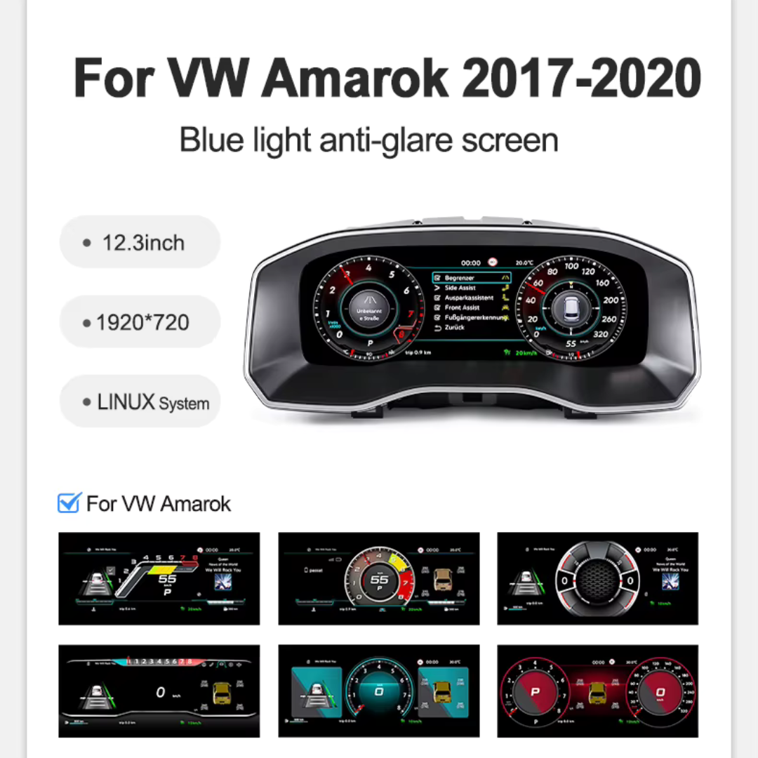 Für BMW | 3 4 Serie | 2012-2020 | F30 F31 F32 F34 F35 F36 F80 F82 | 12,3-Zoll-LCD-Digital-Cluster | Instrumenten-Cockpit-Tachometer | Armaturenbrett-Display 