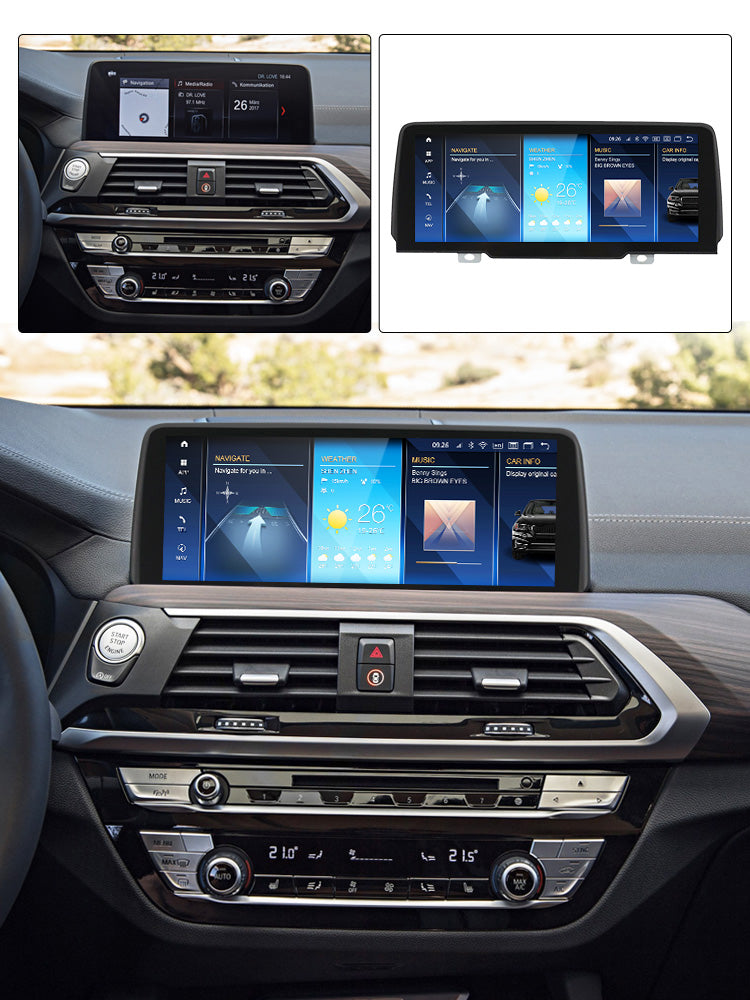 BMW X3 X4 | 2017-2022 | G01 G02 | Android 13 Wireless CarPlay & Android Auto | Car Stereo Head Unit EVO - Pluscenter