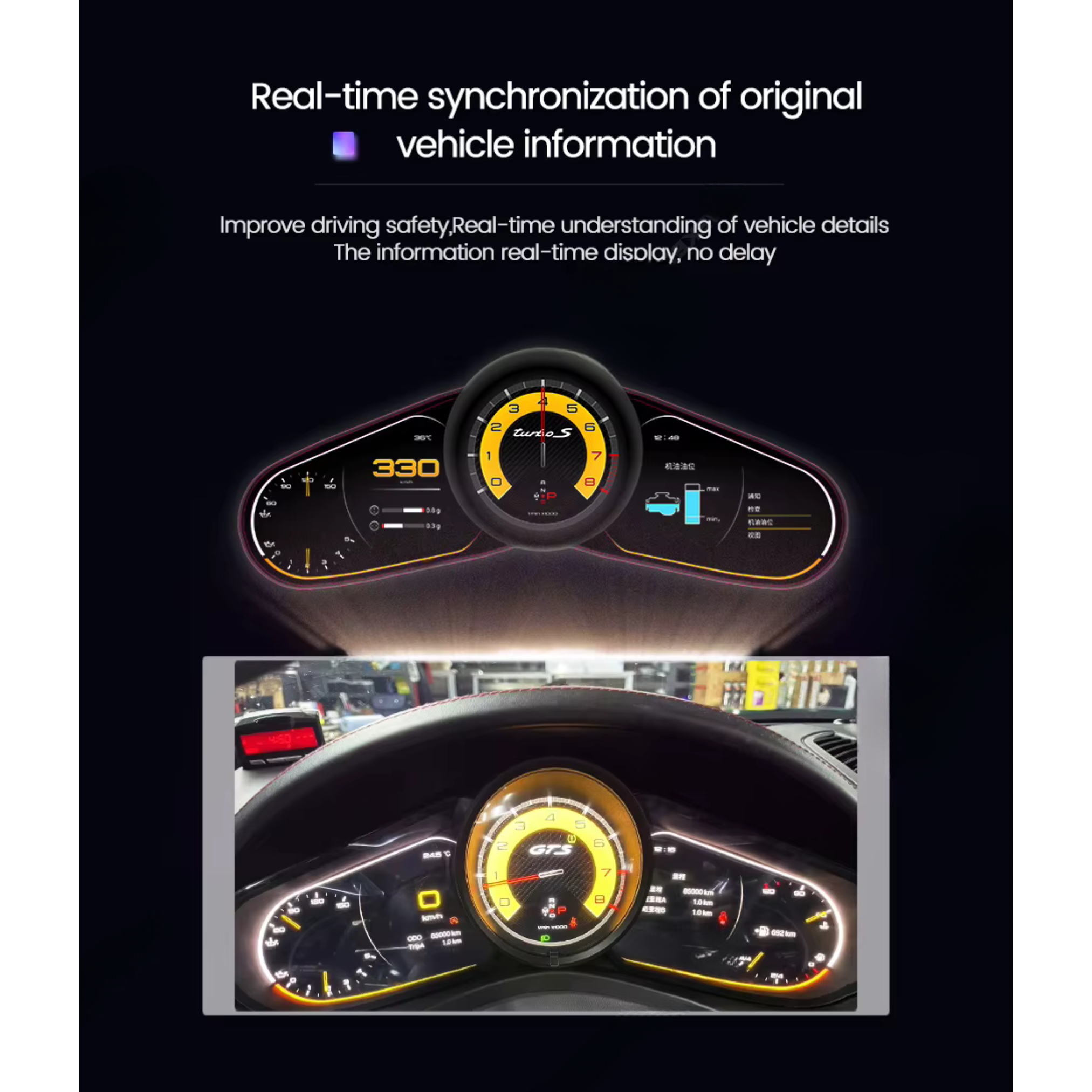 Für BMW | 3 4 Serie | 2012-2020 | F30 F31 F32 F34 F35 F36 F80 F82 | 12,3-Zoll-LCD-Digital-Cluster | Instrumenten-Cockpit-Tachometer | Armaturenbrett-Display 