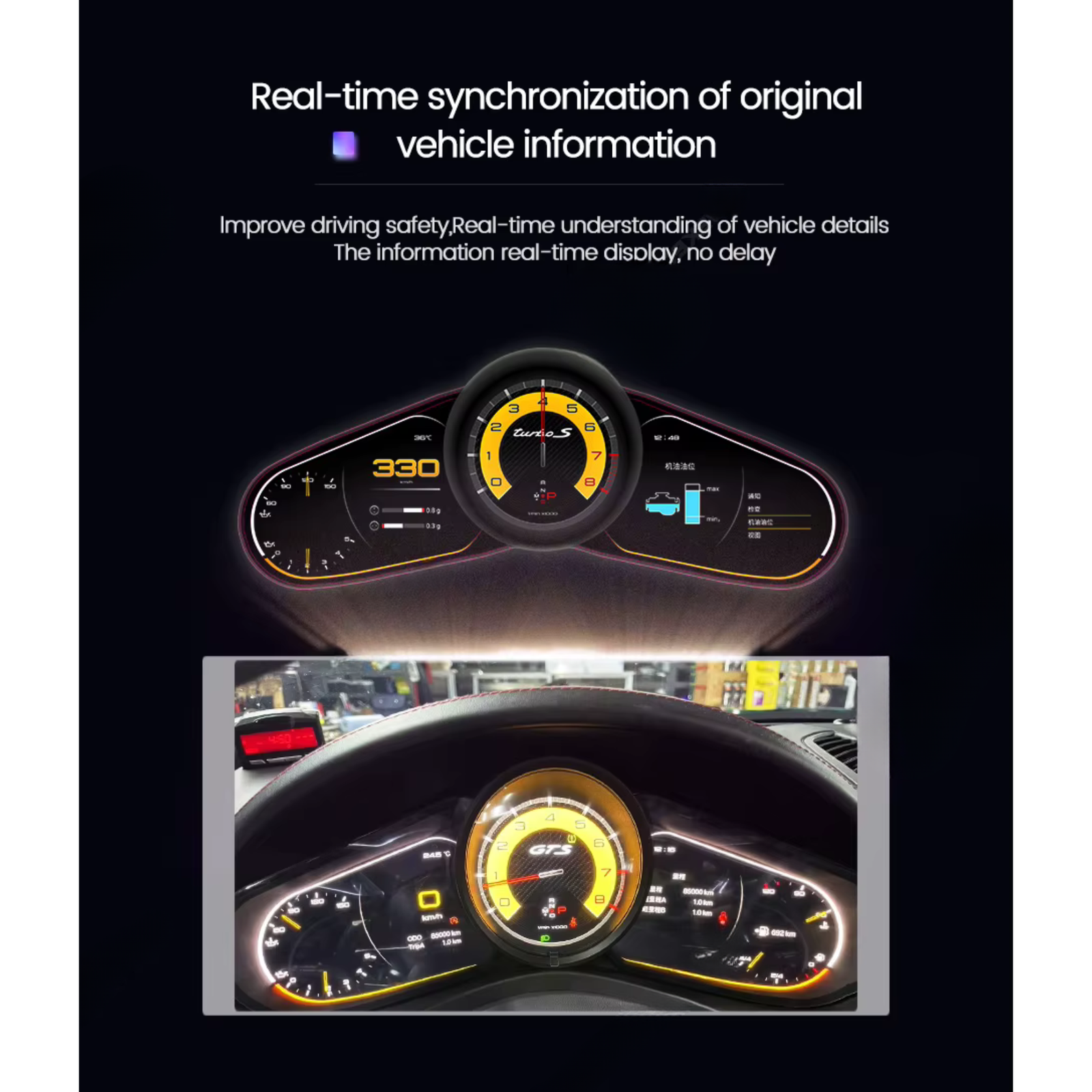 Für BMW | 3 4 Serie | 2012-2020 | F30 F31 F32 F34 F35 F36 F80 F82 | 12,3-Zoll-LCD-Digital-Cluster | Instrumenten-Cockpit-Tachometer | Armaturenbrett-Display 