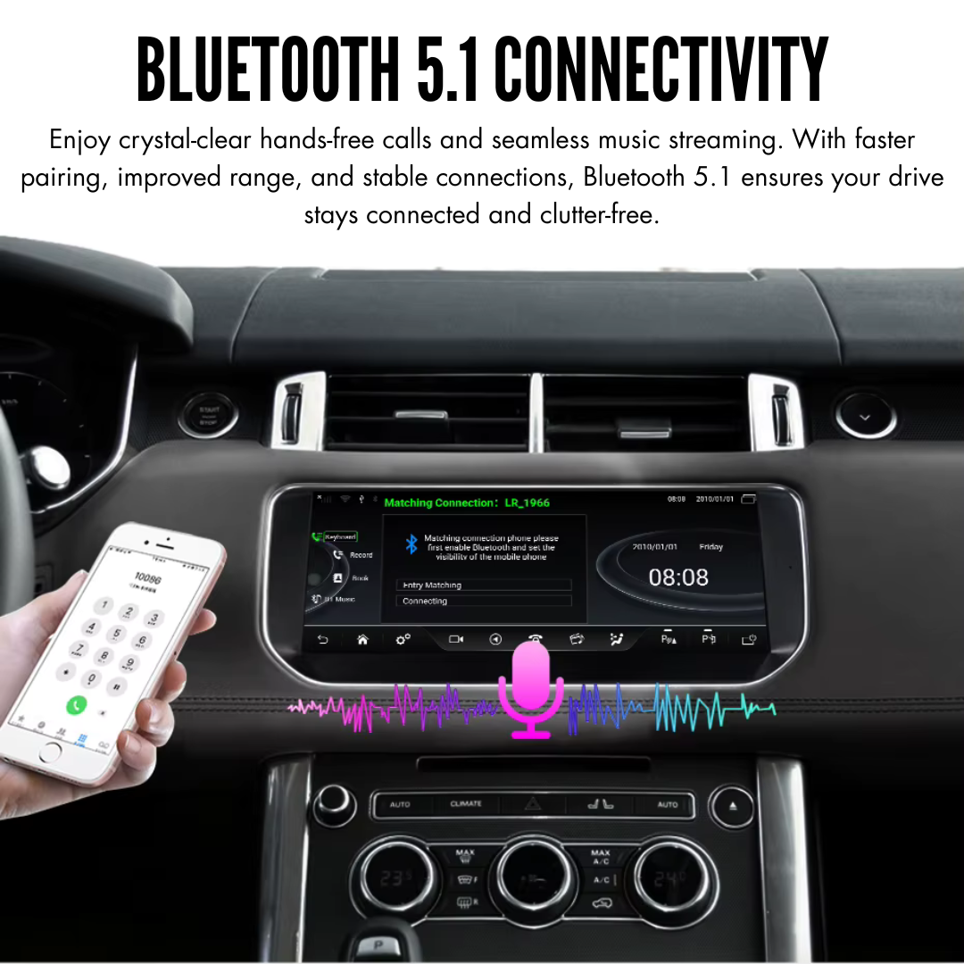 Range Rover L322 | 2002-2012 | Android 14 Wireless CarPlay & Android Auto | Car Stereo Head Unit | Land Rover - Pluscenter