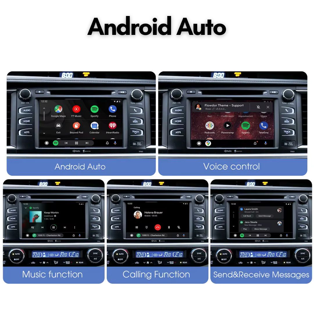 For Toyota Wireless Apple CarPlay Retrofit Android Auto Touch 2 & Entune 2.0
