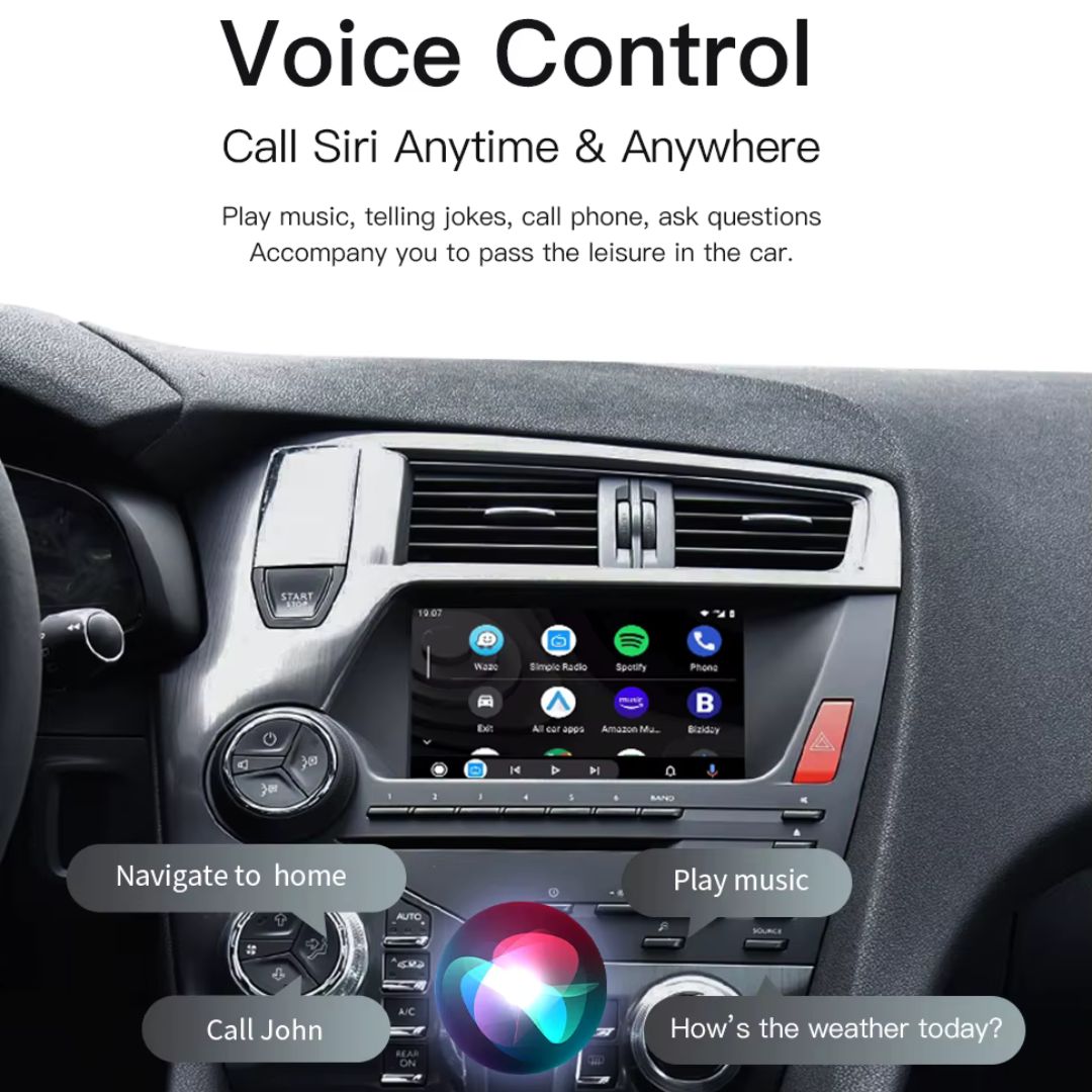 For DS Citroen Peugeot Wireless Apple CarPlay Retrofit Android Auto SMEG&MRN