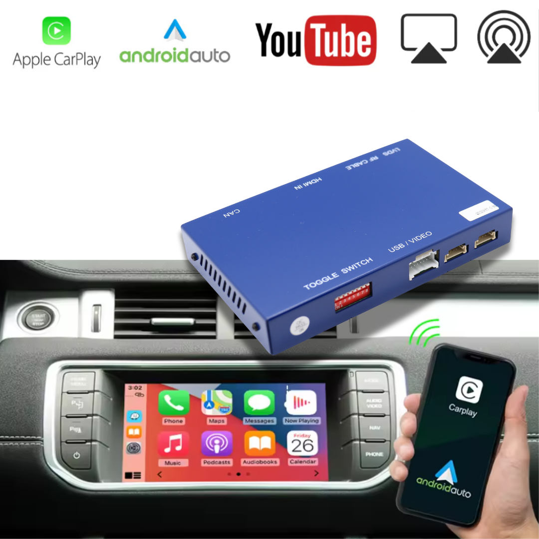 Wireless Apple CarPlay & Android Auto Retrofit for Land Rover, Range Rover & Jaguar 2012–2018 - Pluscenter