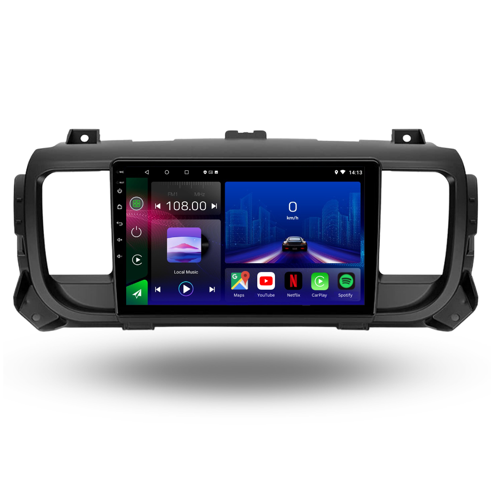 Citroen Jumpy 3 Spacetourer Dispatch | Peugeot Expert 3 | Toyota Proace | Vauxhall Vivaro | Fiat Scudo | 2016-2023 | Android 13 | Car Stereo | Head Unit - Pluscenter