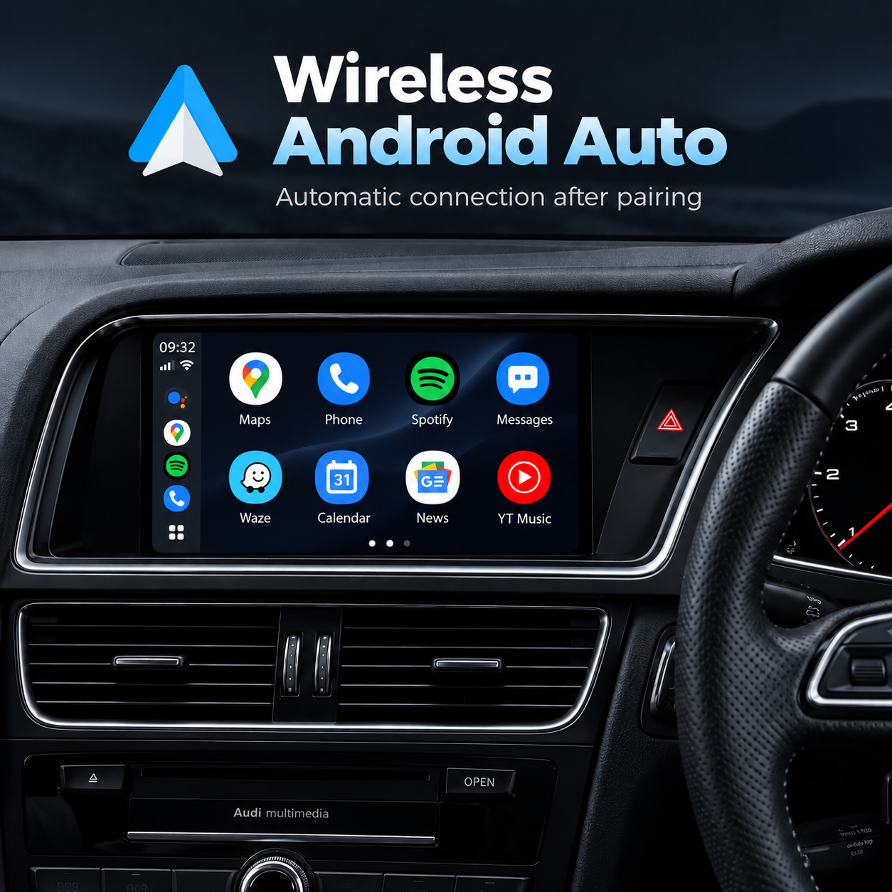 Audi Wireless Apple CarPlay Retrofit + Android Auto Decoder | OEM Integration
