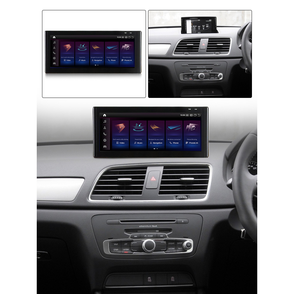 Audi Q3 RSQ3 | 2013-2019 | Android 13 Wireless CarPlay & Android Auto | Car Stereo Head Unit - Pluscenter