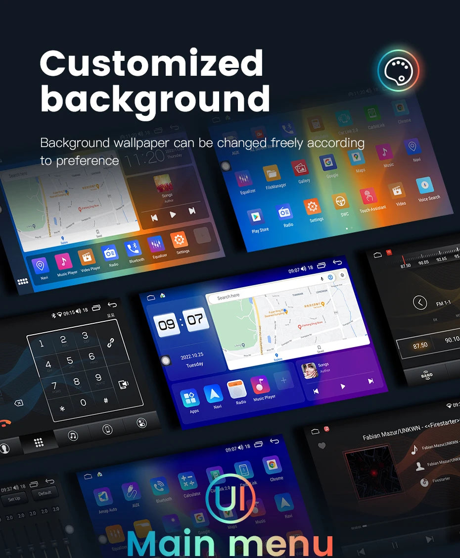 Tesla Model | 13.3inch | For Any Cars | Android 13 | Car Stereo | Head Unit - Pluscenter