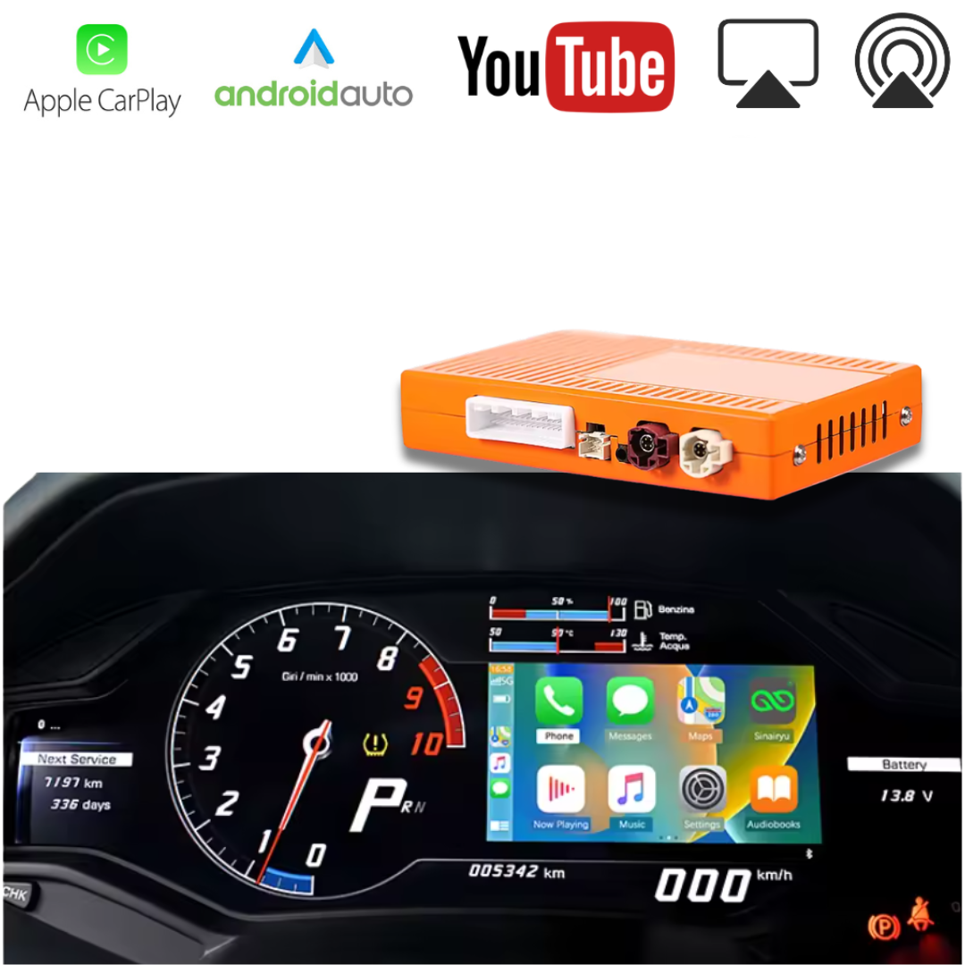 For Lamborghini Wireless Apple CarPlay Retrofit Android Auto Aventador Huracan - Pluscenter