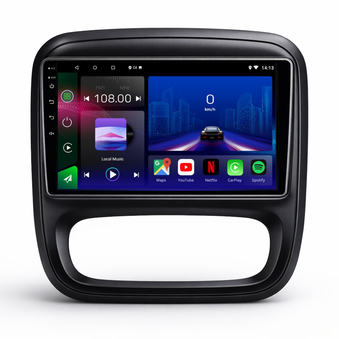 Vauxhall Vivaro & Renault Traffic 2014-2021 Android 15 Car Stereo Head Unit | CarPlay Android Auto - Pluscenter