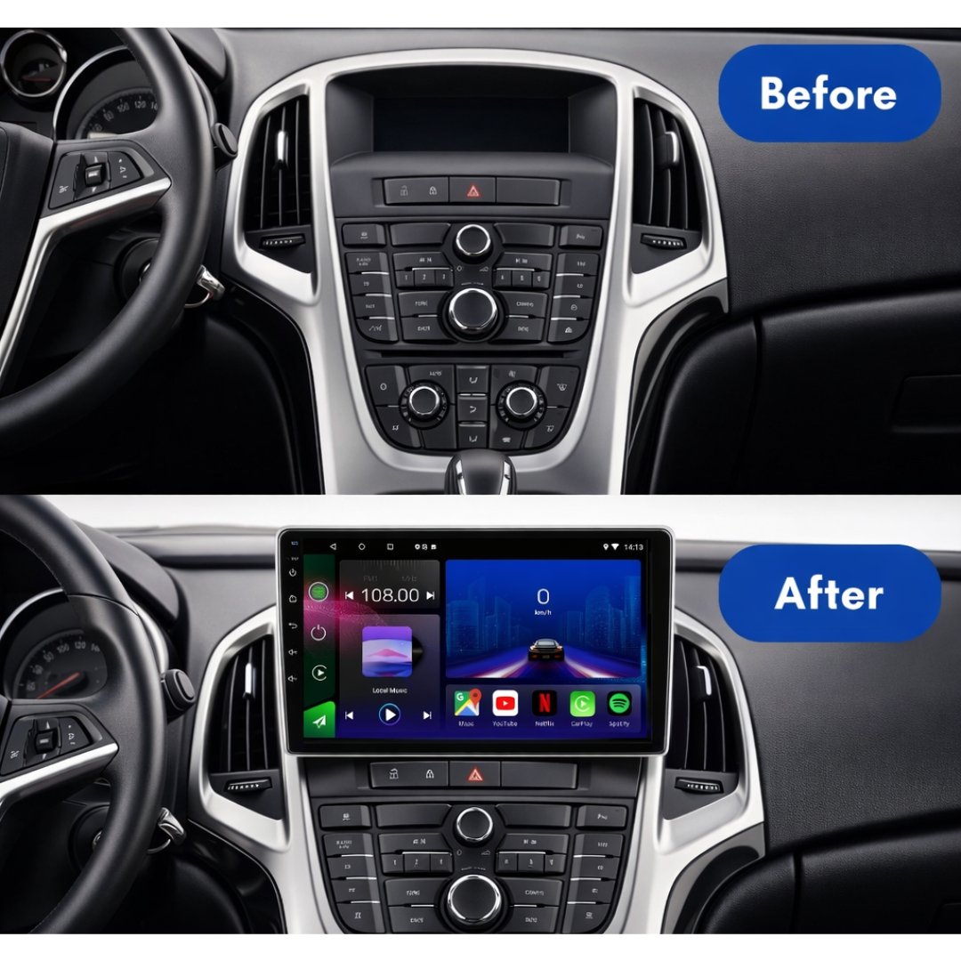 Vauxhall Astra J 2009-2015 Android 15 Car Stereo Head Unit | CarPlay Android Auto - Pluscenter