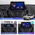 Ford | Kuga Escape C-Max | 2012-2019 | Android 12 | Autoradio | Haupteinheit