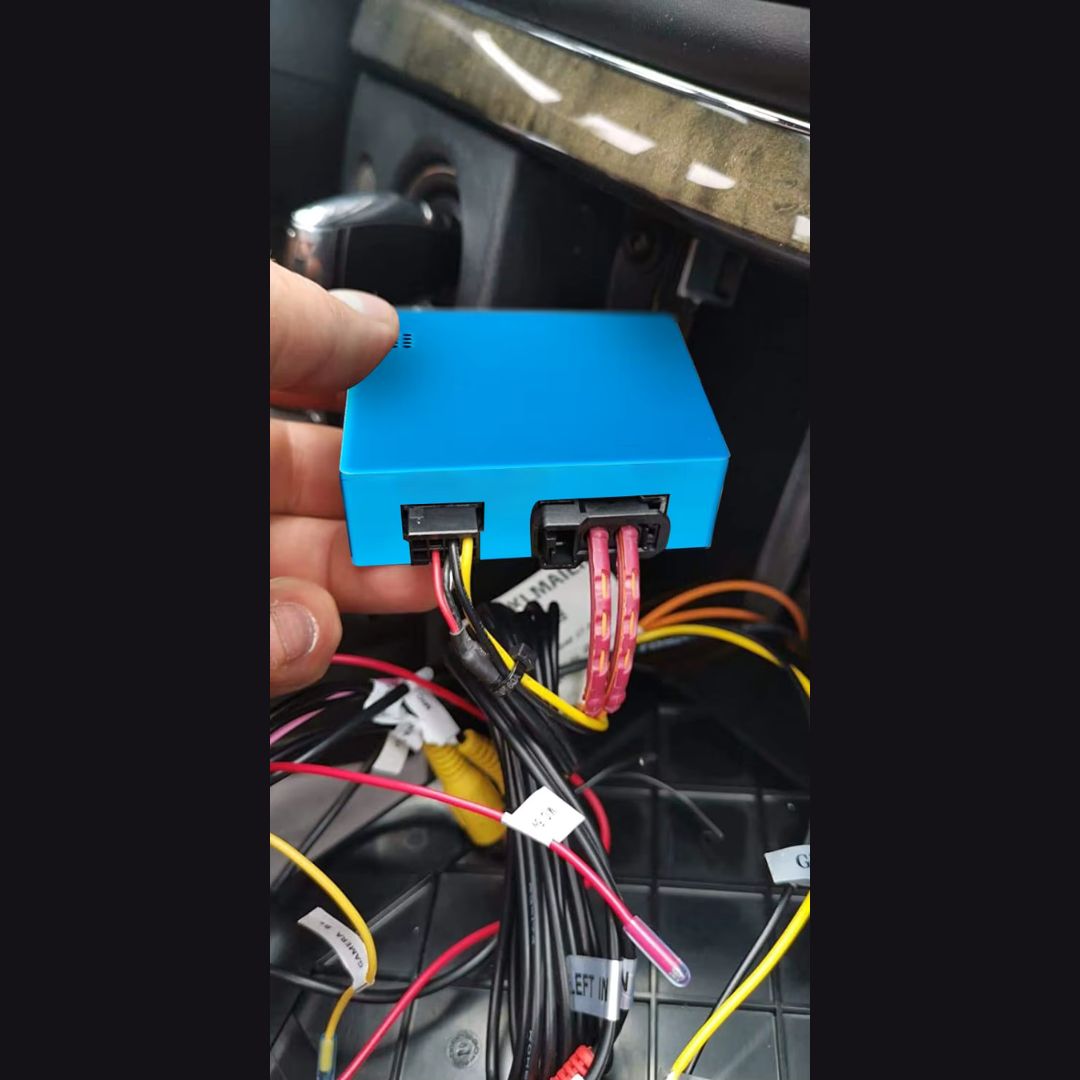 For Audi BMW Mercedes Porsche Aux Optical Fiber Optic Box Decoder Amplifier Adapter