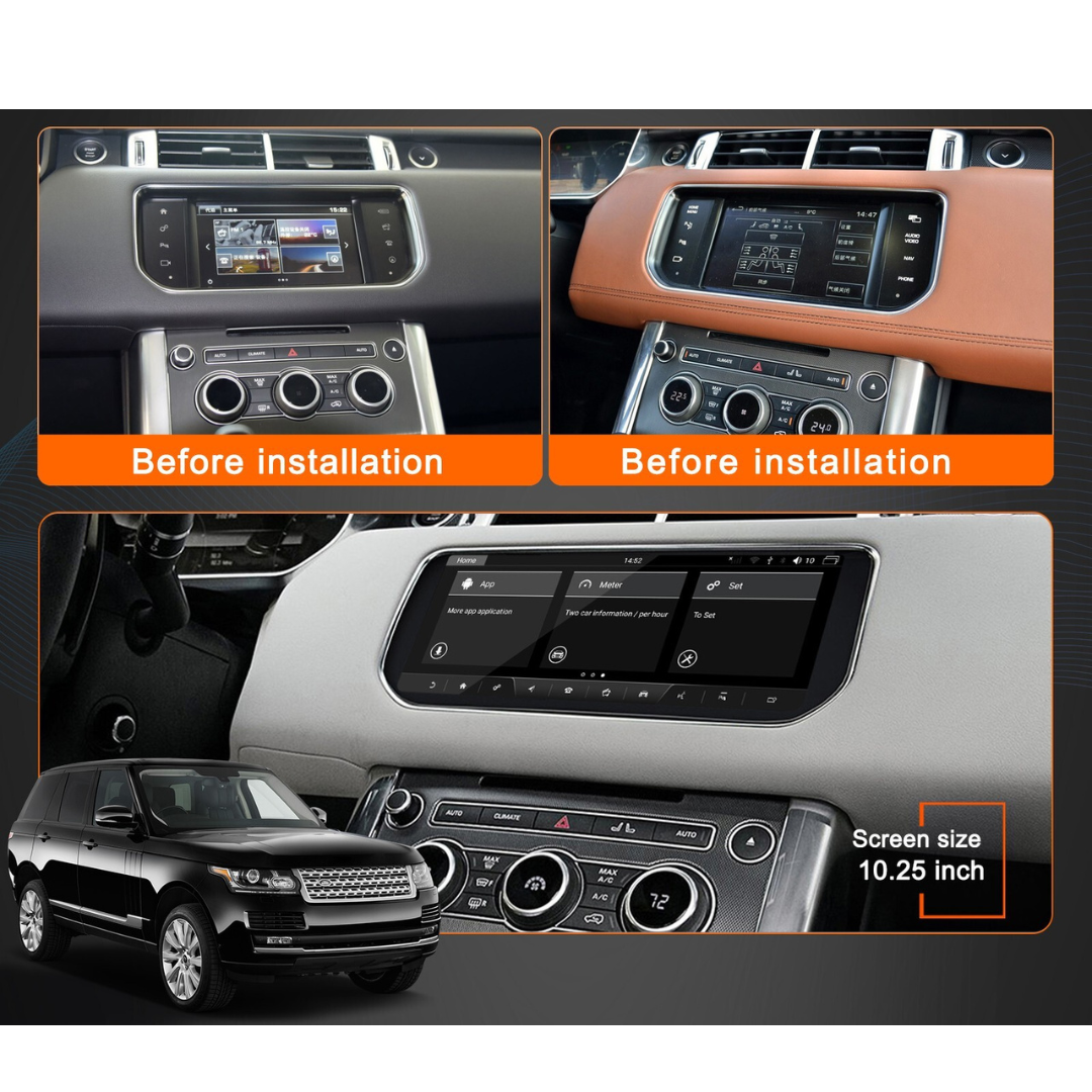 Range Rover | Sport Vogue | 2013-2017 | Android 14 Wireless CarPlay & Android Auto | Car Stereo Head Unit - Pluscenter