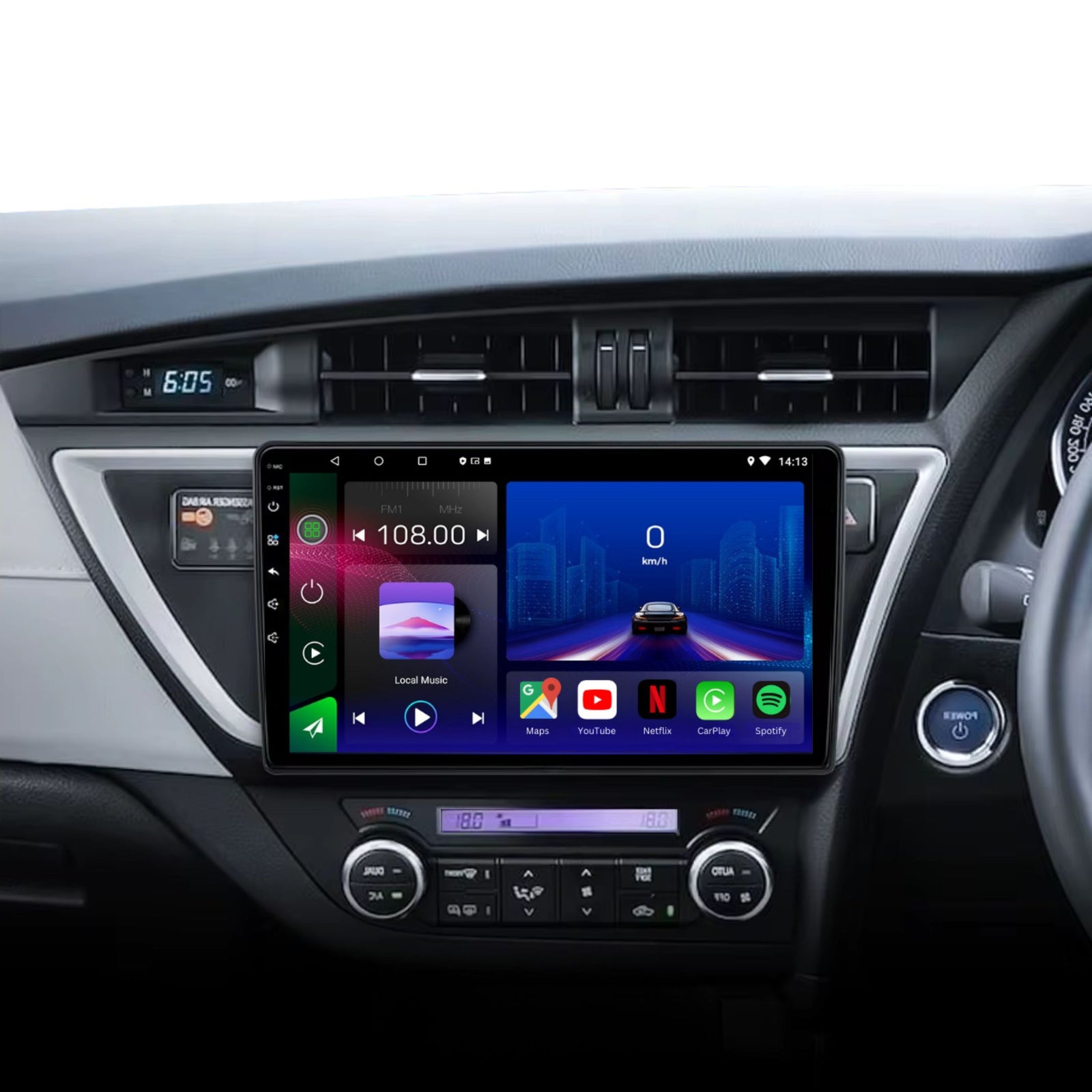 Toyota | Corolla 13-16 | Auris 12-16 | Android 14 | Car Stereo | Head Unit | RHD