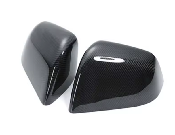For Tesla 3 | Y Real Carbon Fiber Mirror Cover - Pluscenter