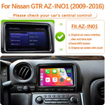 For Nissan GT-R Wireless Apple CarPlay Retrofit Android Auto 2009-2016 - Pluscenter