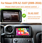 For Nissan GT-R Wireless Apple CarPlay Retrofit Android Auto 2009-2016 - Pluscenter
