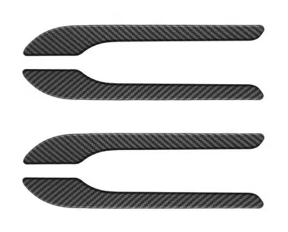 For Tesla 3 | Y Carbon Fiber Door Handle Cover Protector - Pluscenter