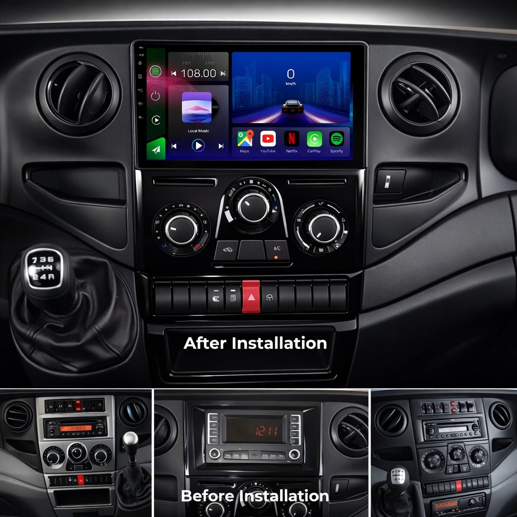 Iveco Daily 2005-2014 Android 14 Car Stereo Head Unit CarPlay Android Auto - Pluscenter