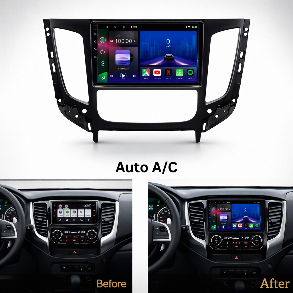 Mitsubishi L200 & Pajero 2015-2021 Android 15 Car Stereo Head Unit | CarPlay Android Auto - Pluscenter