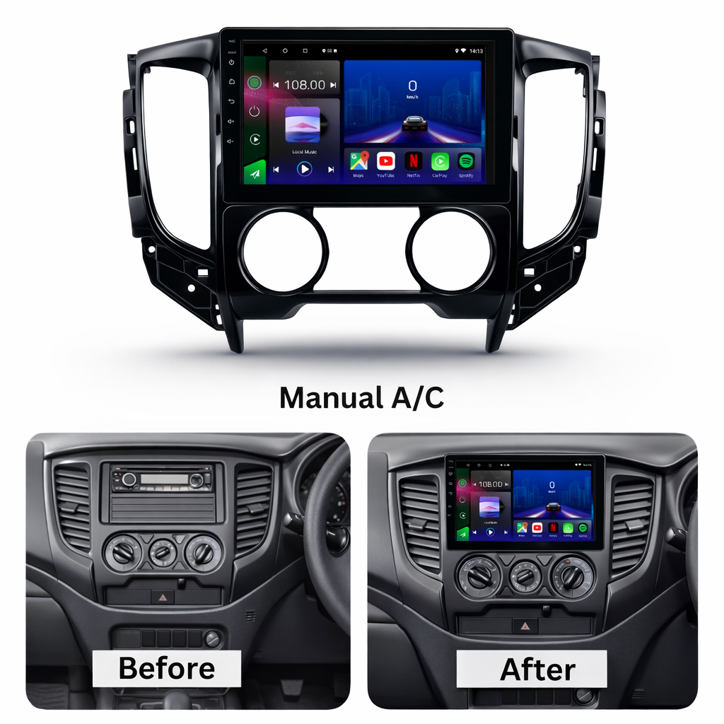 Mitsubishi L200 & Pajero 2015-2021 Android 15 Car Stereo Head Unit | CarPlay Android Auto - Pluscenter