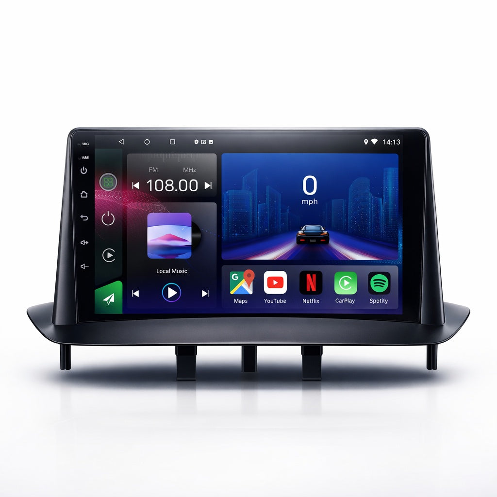 Renault Megane 3 2009-2015 Android 14 Car Stereo Head Unit CarPlay Android Auto - Pluscenter