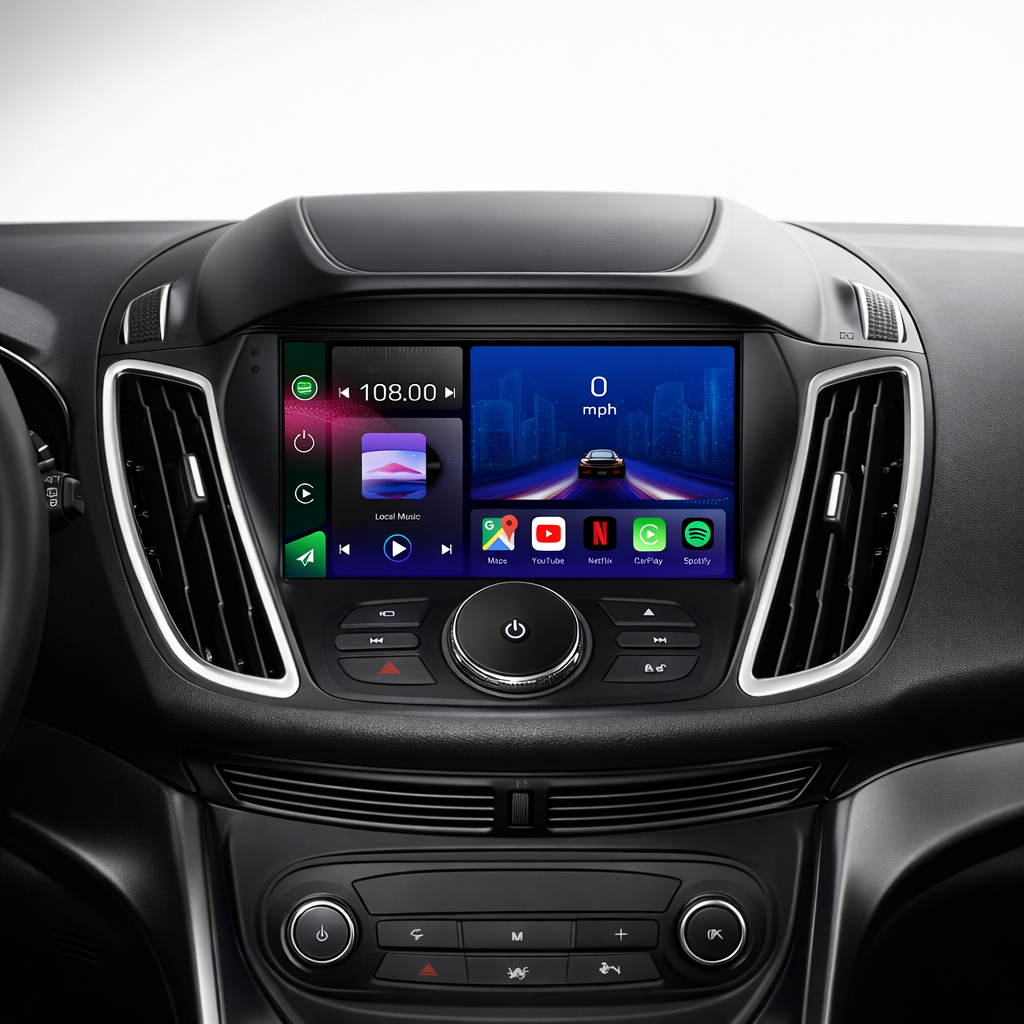 Ford | Kuga Escape C-Max | 2012-2019 | Android 12 | Autoradio | Haupteinheit
