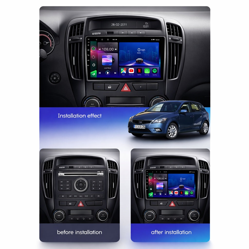 Ford Transit Tourneo | 2013-2019 | Android 12 | Autoradio-Kopfeinheit