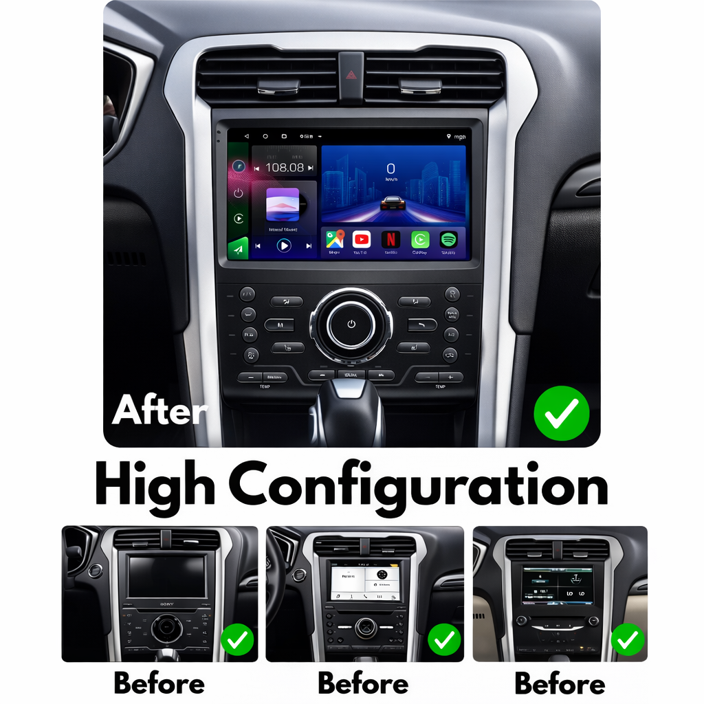 Ford Transit Tourneo | 2013-2019 | Android 12 | Autoradio-Kopfeinheit