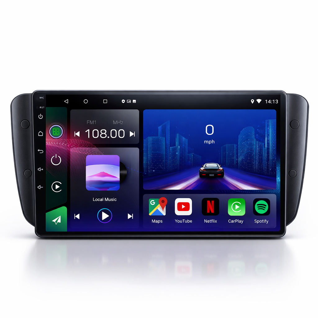 Seat Ibiza 2009-2014 Android 15 Car Stereo Head Unit | CarPlay Android Auto - Pluscenter