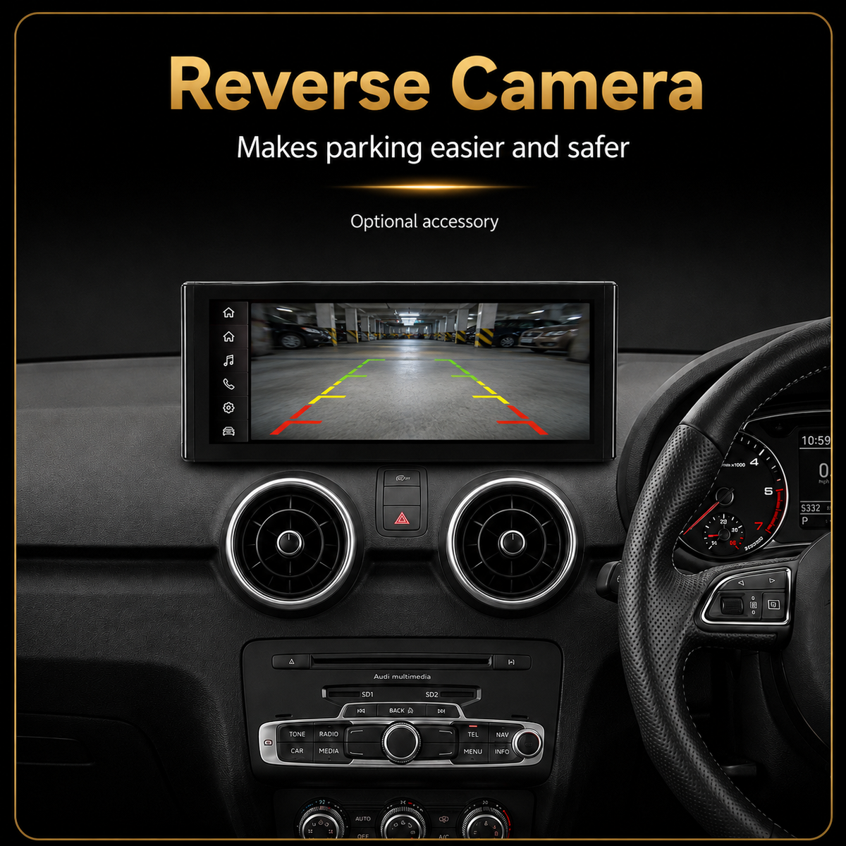 Audi A1 / S1 (2010–2018) Android 15 Autoradio – Kabelloses Apple CarPlay & Android Auto Headunit