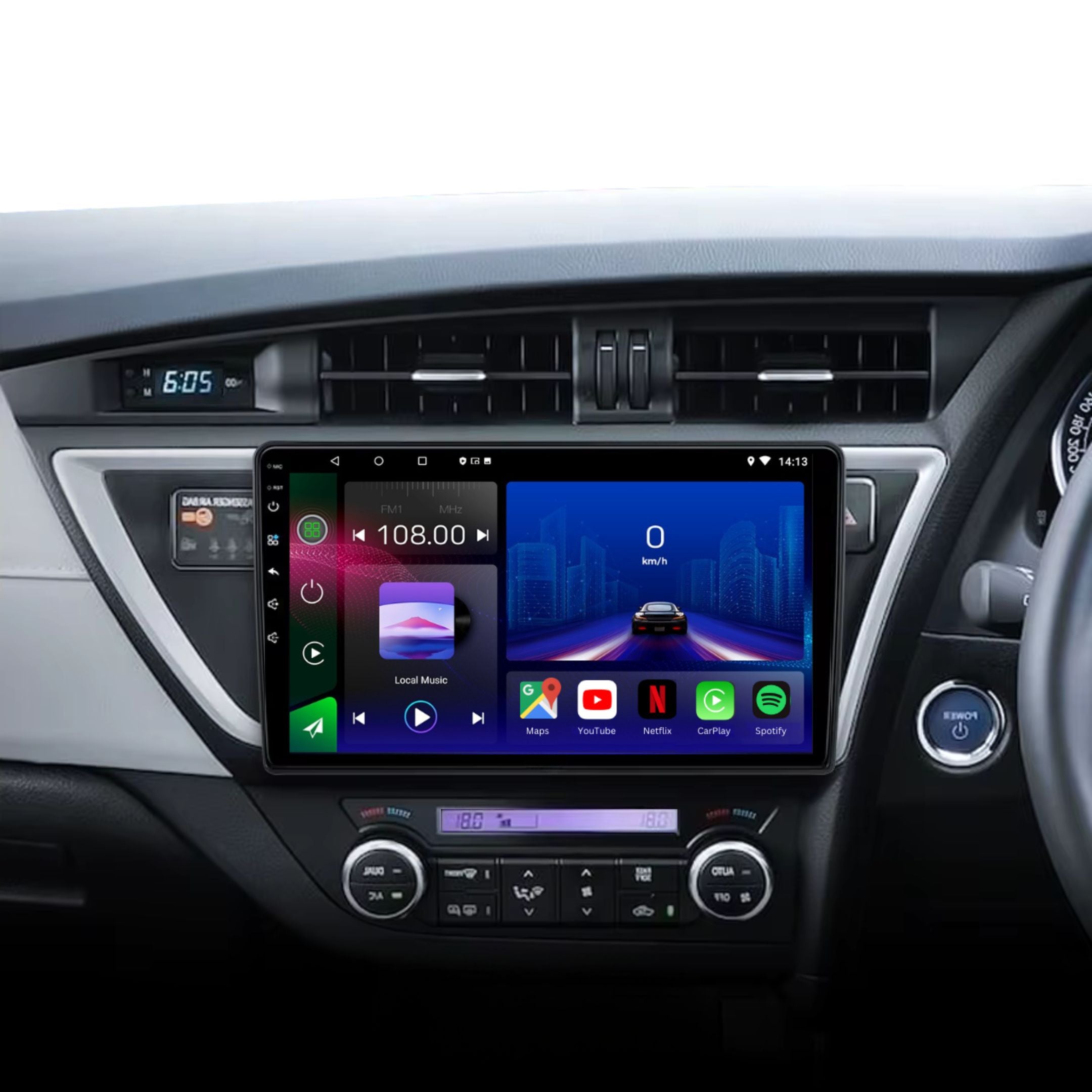Toyota | Corolla 13-16 | Auris 12-16 | Android 14 | Car Stereo | Head Unit | RHD - Pluscenter