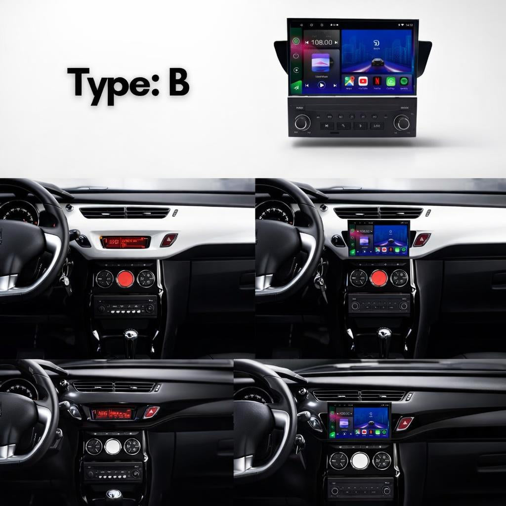 Citroen | C3 DS3 C5 | 2009-2017 | Android 14 | Car Stereo | Head Unit - Pluscenter