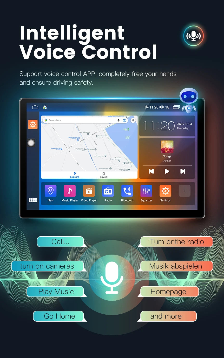 Tesla Model | 13.3inch | For Any Cars | Android 13 | Car Stereo | Head Unit - Pluscenter