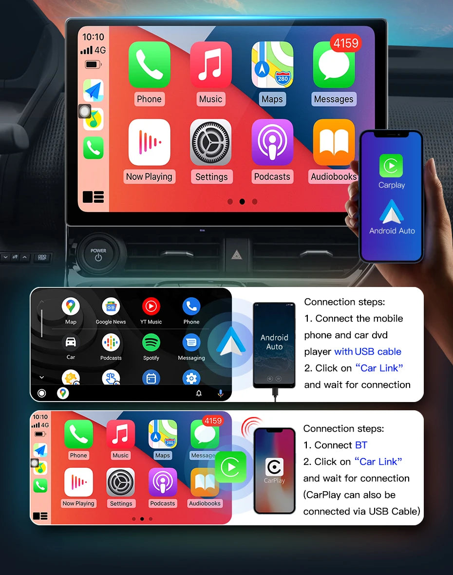 Tesla Model | 13.3inch | For Any Cars | Android 13 | Car Stereo | Head Unit - Pluscenter