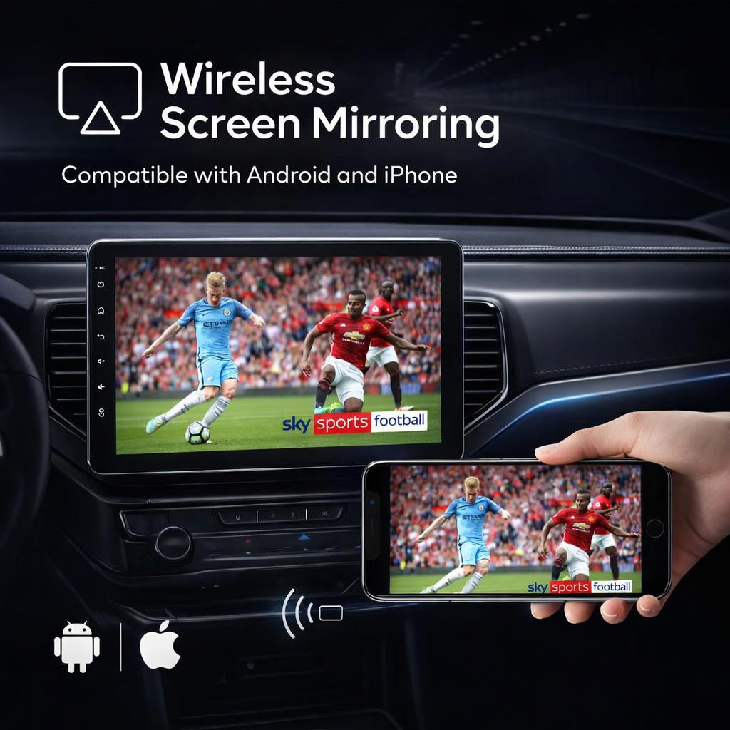 Seat Ibiza 2009-2014 Android 15 Car Stereo Head Unit | CarPlay Android Auto - Pluscenter