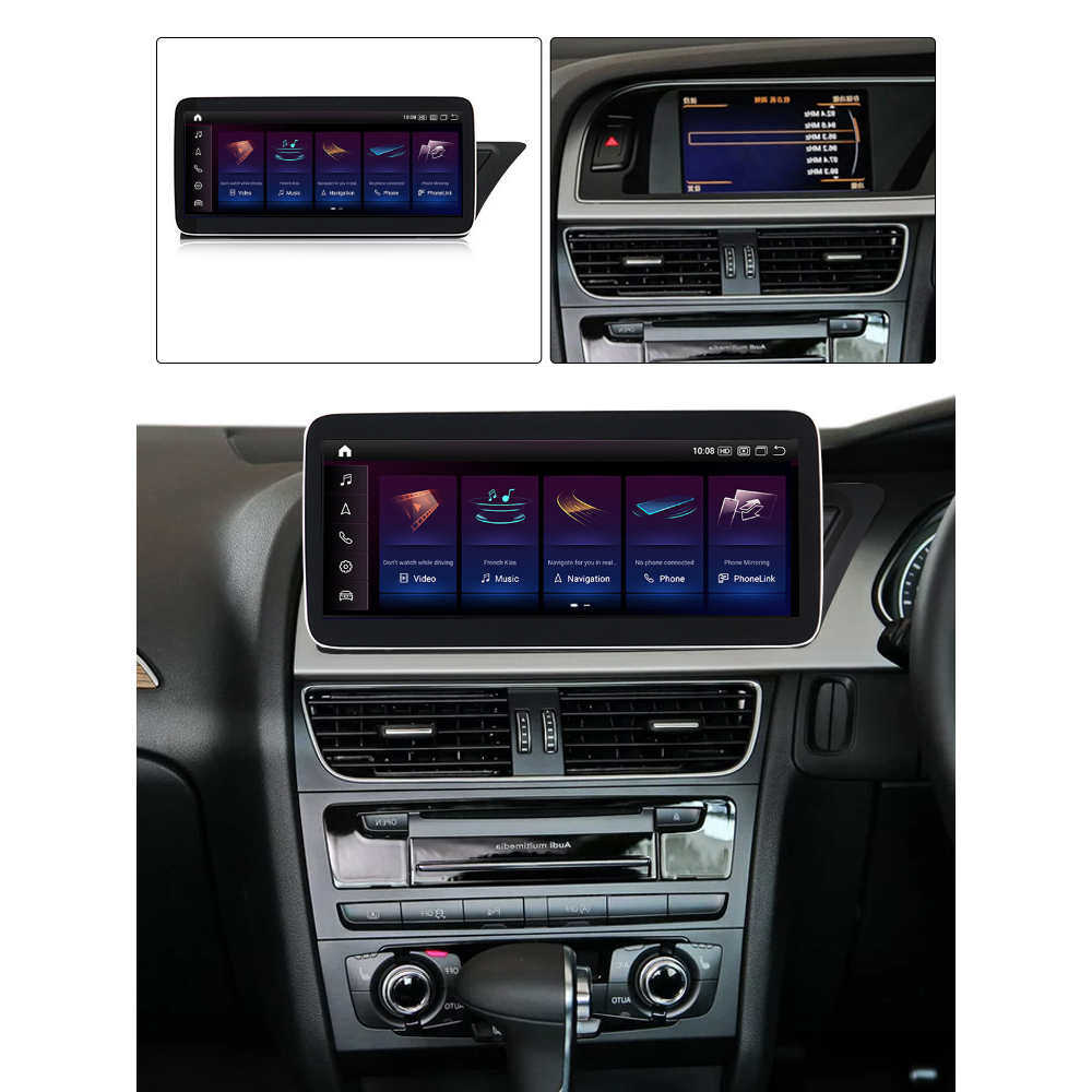 Audi A5 A4 B8 | 2007-2016 | Android 12 | Car Stereo | Head Unit | Low High Configuration | S RS | RHD - Pluscenter
