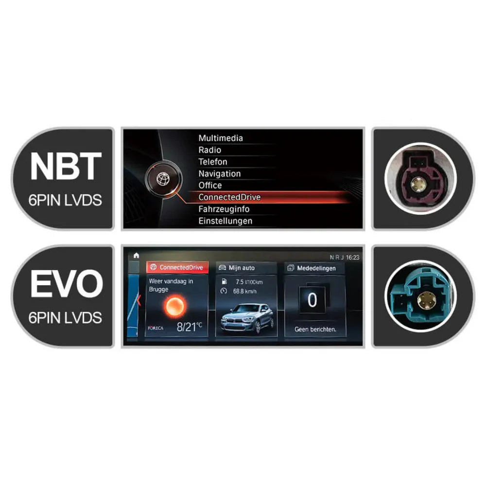 BMW X1 X2 | 2015-2022 | F48 F39 | Android 13 Wireless CarPlay & Android Auto | Car Stereo Head Unit NBT EVO - Pluscenter