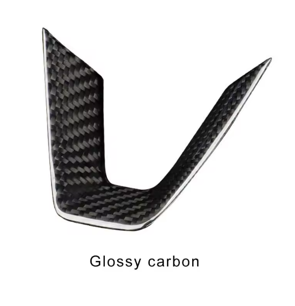 For Tesla 3 Real Carbon Fiber Steering Wheel Cover - Pluscenter