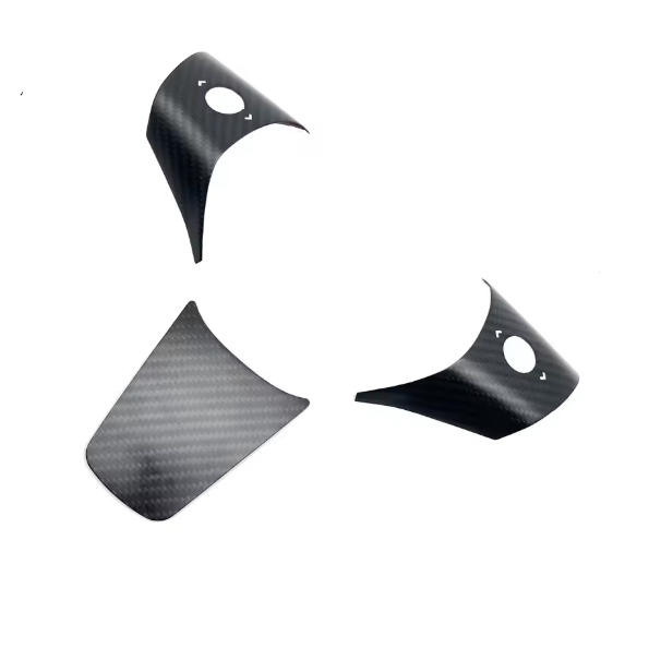 For Tesla 3 | Y Real Carbon Fiber Steering Wheel Cover - Pluscenter